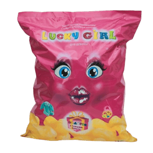 Sweet corn sticks with gifts “Lucky Girl”, 120 grams